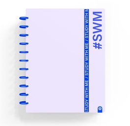 Carchivo Ingeniox Study With Me Cuaderno de Anillas Malva DIN A4
