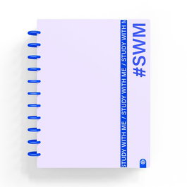 CARCHIVO Bloc Ingeniox Study With Me Tapa PP Foam A4 Cuadriculado Malva (Set de 2)