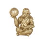 DKD Home Decor Figura de Gorila Dorado en Resina