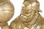 DKD Home Decor Figura Gorila Dorado 54 x 46 x 60.5 cm