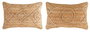 DKD Home Decor Cojín de Yute Natural 50x30x10 cm, Marrón