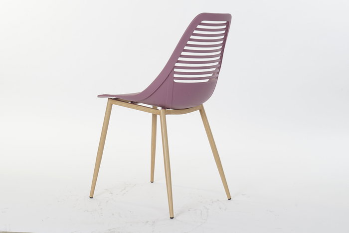 DKD Home Decor Silla PP Metal Mate Magenta DKD Home Decor Silla PP Metal Mate Magenta