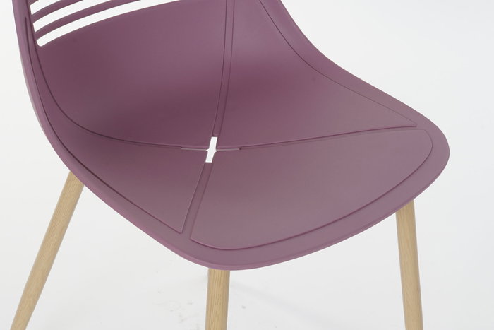 DKD Home Decor Silla PP Metal Mate Magenta DKD Home Decor Silla PP Metal Mate Magenta