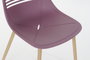 DKD Home Decor Silla PP Metal Mate Magenta