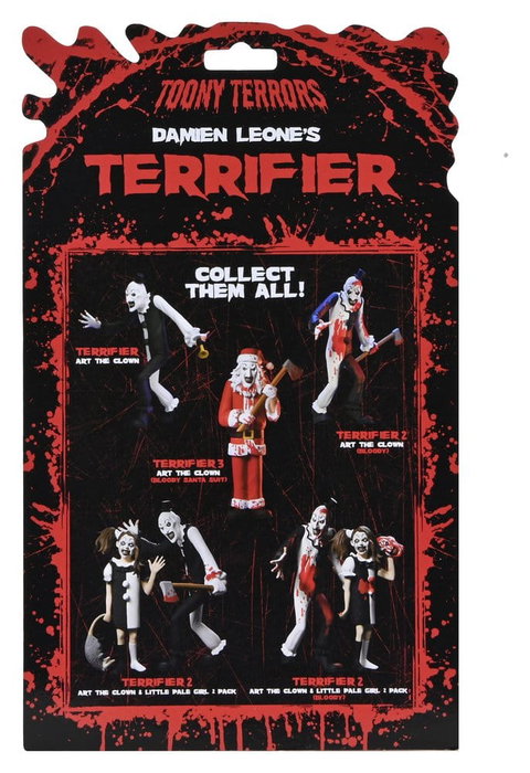 NECA Terrifier 3 Toony Terrors Figura Art the Clown Santa Suit Bloody Version 15 cm