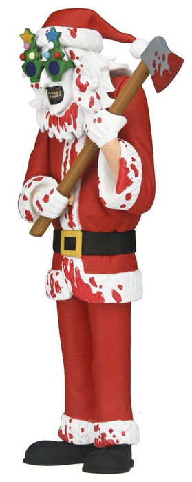 NECA Terrifier 3 Toony Terrors Figura Art the Clown Santa Suit Bloody Version 15 cm