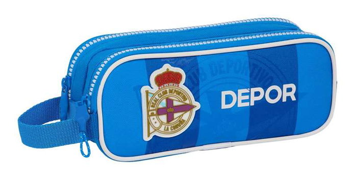 Safta Portatodo Doble Real Deportivo De La Coruña 21x8x6cm Safta Portatodo Doble Real Deportivo De La Coruña 21x8x6cm