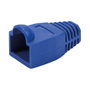 LogiLink MP0066 Fundas Sujetacables RJ45 6.5mm Azul, 50 unidades