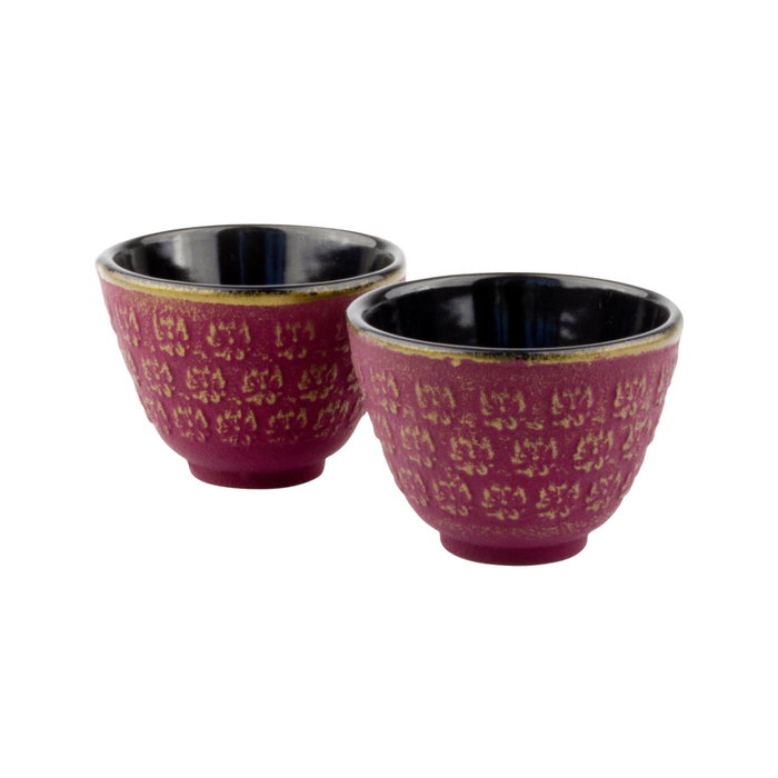 Bredemeijer Set de Regalo Tetera Shanghai Rosa y Dorado con Filtro y dos Tazas Bredemeijer Set de Regalo Tetera Shanghai Rosa y Dorado con Filtro y dos Tazas