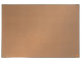 Nobo Tablero de anuncios corcho Impression Pro 900x600 mm Marco aluminio InvisaMount