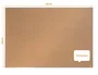 Nobo Tablero de anuncios corcho Impression Pro 900x600 mm Marco aluminio InvisaMount