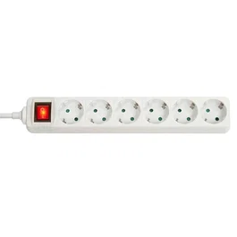 Lindy Regleta de 6 tomas 3500 W Blanco 73103