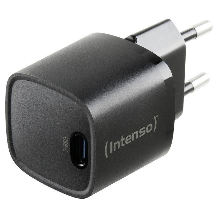 Intenso W30C² GaN Cargador de Pared 30 W USB-C Negro