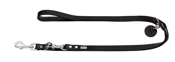 Hunter Correa Ajustable de Cuero 200 cm Negro Hunter Correa Ajustable de Cuero 200 cm Negro