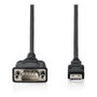 Digitus DA-70172 Cable adaptador USB 2.0 a RS232, 1,8 m