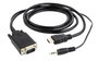 Gembird Cable HDMI a VGA con Audio Macho a Macho 1.8 m Negro a-hdmi-vga-03-6