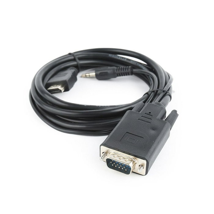 Gembird Cable HDMI a VGA con Audio Macho a Macho 1.8 m Negro a-hdmi-vga-03-6