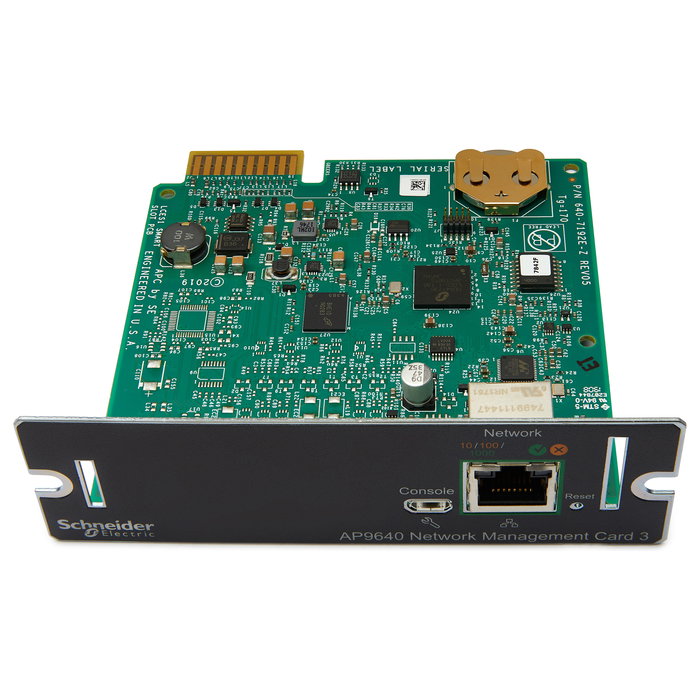 APC AP9640 Tarjeta de Gestión de Red para UPS SmartSlot APC AP9640 Tarjeta de Gestión de Red para UPS SmartSlot