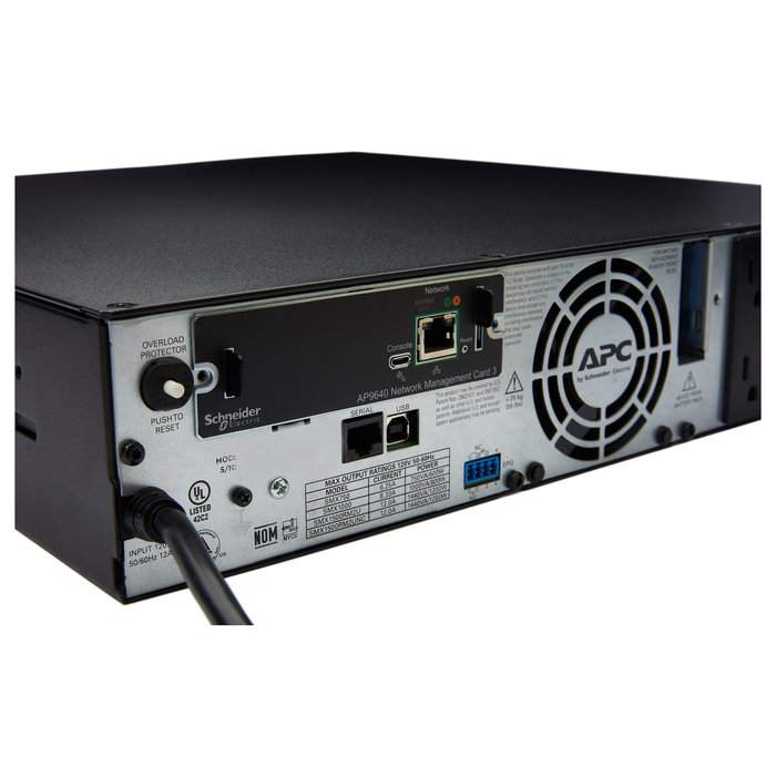 APC AP9640 Tarjeta de Gestión de Red para UPS SmartSlot APC AP9640 Tarjeta de Gestión de Red para UPS SmartSlot
