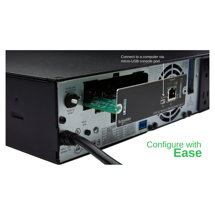 APC AP9640 Tarjeta de Gestión de Red para UPS SmartSlot APC AP9640 Tarjeta de Gestión de Red para UPS SmartSlot