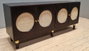 DKD Home Decor Buffet de Mango y Ratán Negro 150x40x65 cm
