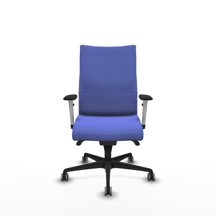 PIQUERAS Y CRESPO Silla Albacete Confidente Azul Claro con Mecanismo Sincro y Brazos 1D PIQUERAS Y CRESPO Silla Albacete Confidente Azul Claro con Mecanismo Sincro y Brazos 1D
