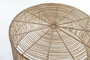 DKD Home Decor Mesa Centro Bali Ratán Natural 56 x 56 x 26 cm (2 Unidades) Hecho a Mano Reciclable