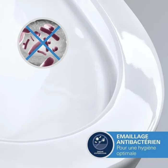 GROHE Inodoro Suspendido Compacto Euro Ceramic - Porcelana Vitrificada Sin Borde, Blanco GROHE Inodoro Suspendido Compacto Euro Ceramic - Porcelana Vitrificada Sin Borde, Blanco