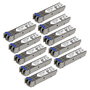StarTech.com Módulo Transceiver SFP Gigabit 1000BASE-LX LC 1310nm - Compatible con HPE J4859C - SM/MM - 10 km / 550 m - con DDM - Paquete de 10 unidades