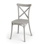 GIFTDECOR Silla Cruz Gris