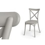 GIFTDECOR Silla Cruz Gris