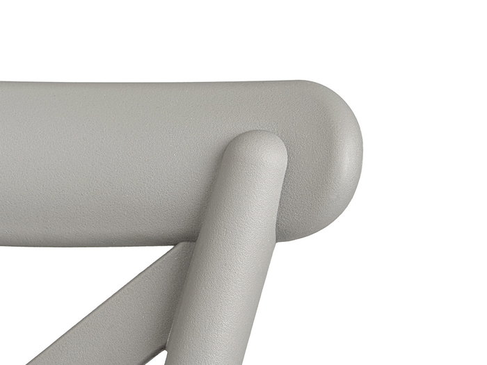 Giftdecor Silla Cruz Gris 44 x 82.5 x 46 cm