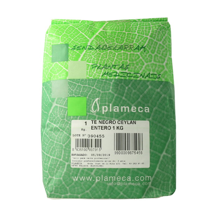 Plameca Té Negro Ceylán 1 kg (BP) - Bolsa de té entero de calidad superior Plameca Té Negro Ceylán 1 kg (BP) - Bolsa de té entero de calidad superior