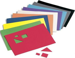 FAIBO Blíster de 10 láminas de goma eva color turquesa 20x30 cm
