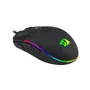 Redragon M719-RGB Invader Ratón Gaming con RGB, 10000 DPI, 8 Botones Programables, Cable Trenzado 1.8m - Negro
