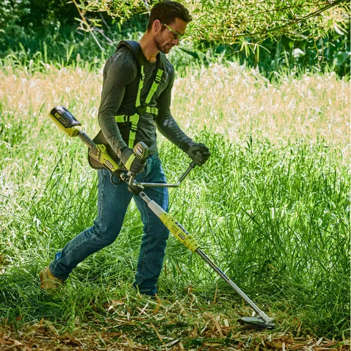 Ryobi Desbrozadora 36V - Manillar - Cable Ø 1 x 1,65 mm - Hoja Tri-Arc+ de 3 dientes 26 cm