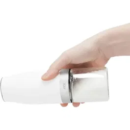 Ade Molinillo Eléctrico MILL Vidrio/Sintético Altura 18,3 cm Blanco y Negro Juego de 2