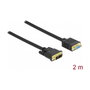 DeLOCK Cable Adaptador DVI 12+5 Macho a VGA Hembra 2 m