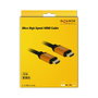 DeLOCK Cable HDMI Ultra Alta Velocidad 48 Gbps 8K 60Hz, 1.5 m, Conectores Chapados en Oro, Negro 85728