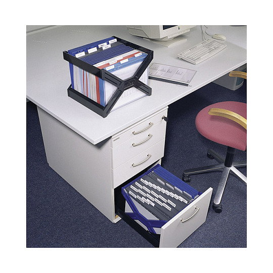 Durable Hängekorb CarryPlus 30 cesta colgante plegable/apilable antracita