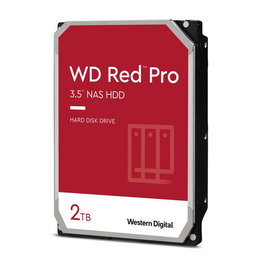 Western Digital WD Red Pro 2TB, 3.5", SATA 6Gb/s, 7200 RPM, 64MB NAS HDD