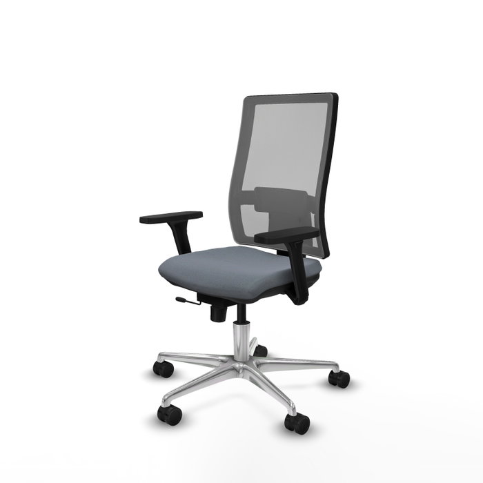 PIQUERAS Y CRESPO Silla de oficina Horna Gris con mecanismo Sincro/Traslack PIQUERAS Y CRESPO Silla de oficina Horna Gris con mecanismo Sincro/Traslack