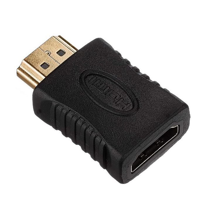 LINDY 41232 Adaptador Cambiador de Género HDMI Type A Macho/Hembra Negro
