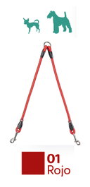 ARPPE Acople Dos Perros 48 cm Cordón 0,9 cm