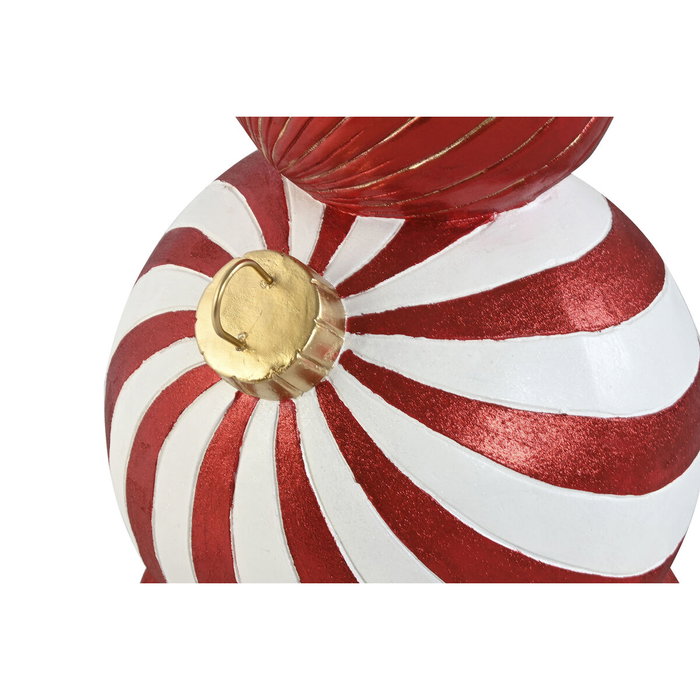 DKD Home Decor Base Arbol Navidad Moderna Rojo Blanco 45 x 84 x 45 cm