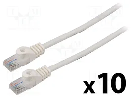 LANBERG Patch cord Cat 6 U/UTP 2m blanco