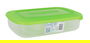 Tontarelli Set 3 Fiambreras Rectangulares 1L/2L/3L Tapa Verde Family (20 Cajas)