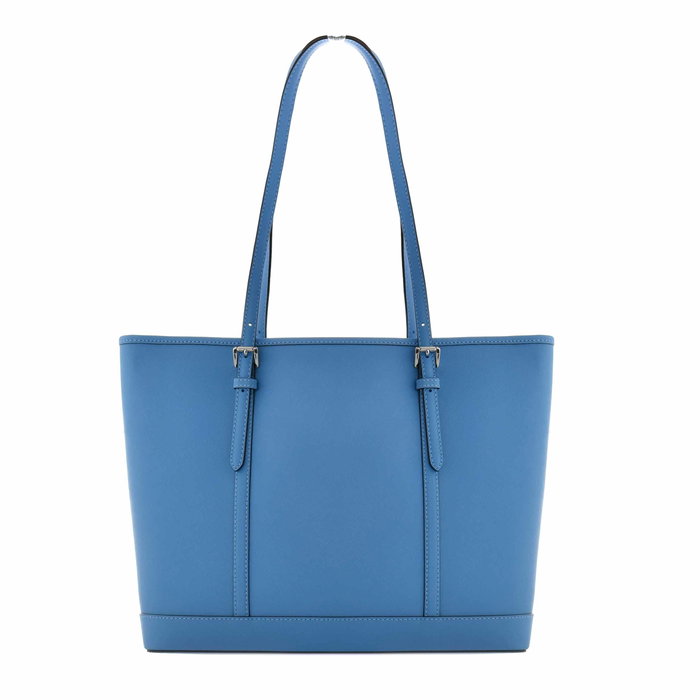 Michael Kors Bolso Tote Jet Set Travel Azul Lona Michael Kors Bolso Tote Jet Set Travel Azul Lona