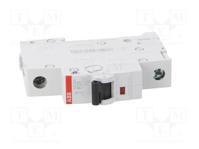 ABB Interruptor magnetotérmico SZ200 25A 1 polo Caract B ABB Interruptor magnetotérmico SZ200 25A 1 polo Caract B