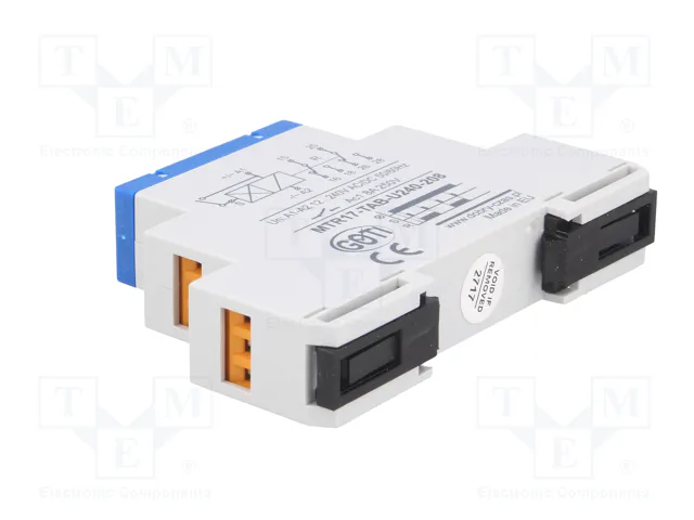 DOBRY CZAS MTR17-TAB-U240-208 Relé de tiempo 1s÷100h SPDT x2